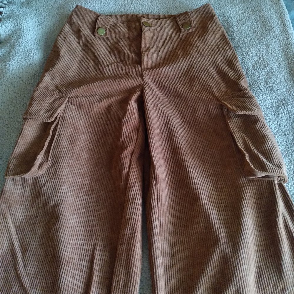 Shein High Waist Corduroy Pants (Size 6)
